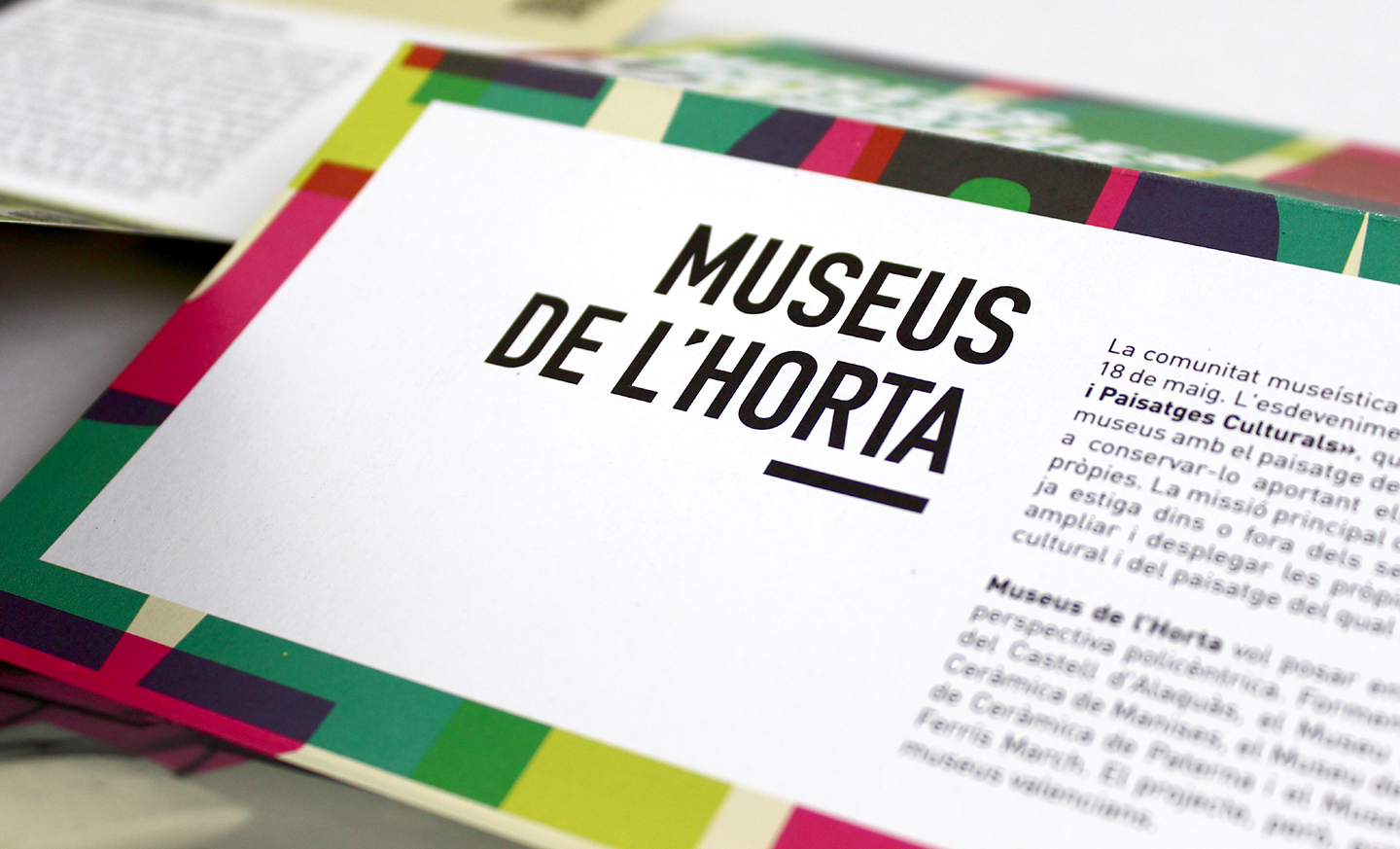 museus horta folleto dia internacional museos diseño grafico valencia