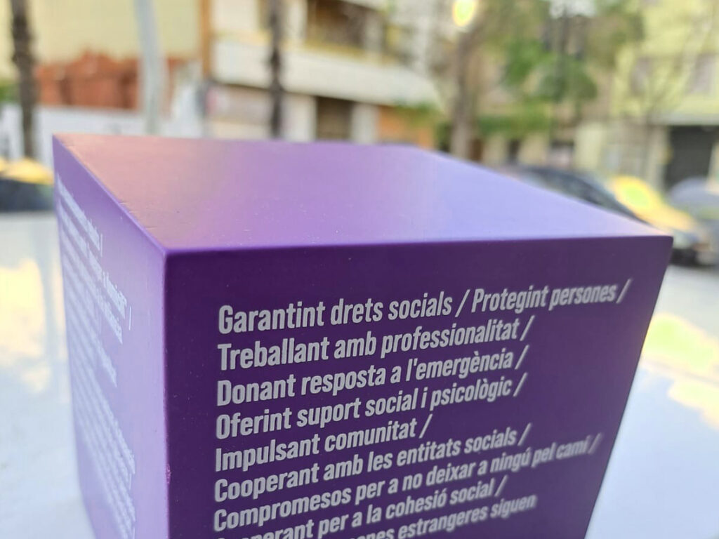 Diseño gráfico y Diseño de marca 40 años Servicios sociales Aldaia