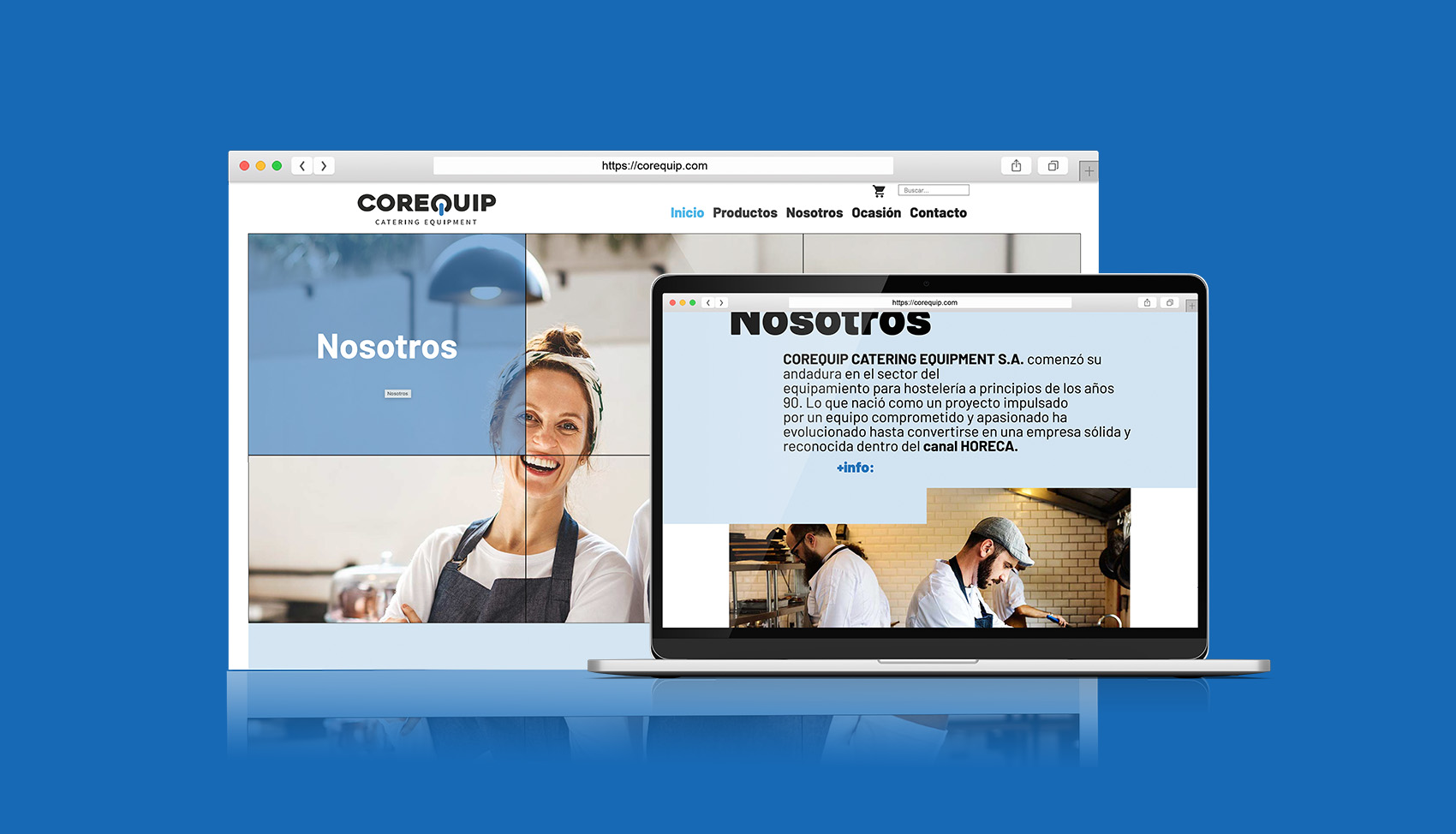 diseño web corporativa Corequip