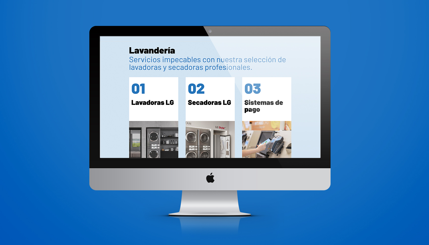 Categorii de productos en la web de Corequip