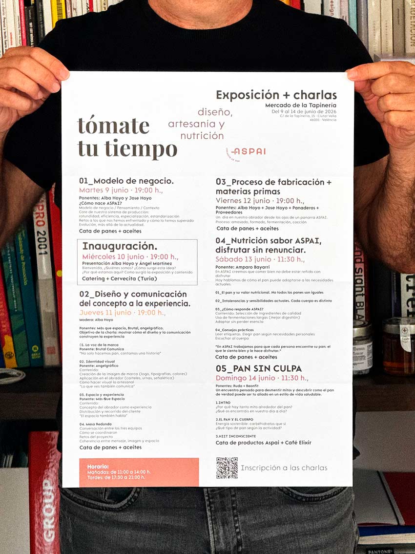 Diseño grafico. Diseño de carteles. Aspai.