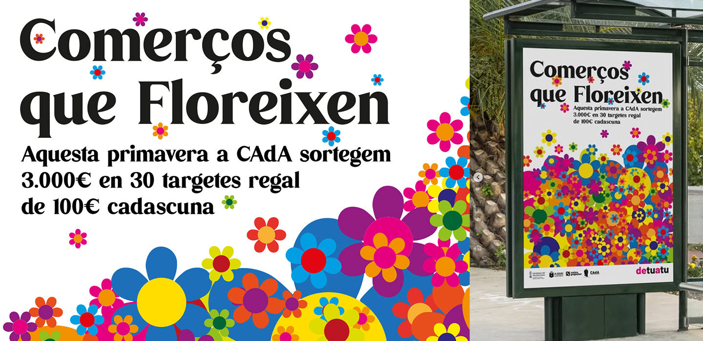 Campaña CAdA Alaquas, comerços que floreixen