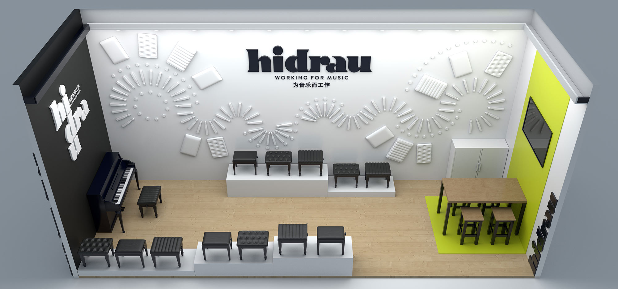 Diseño de Stands de feria - Hidrau Feria en China